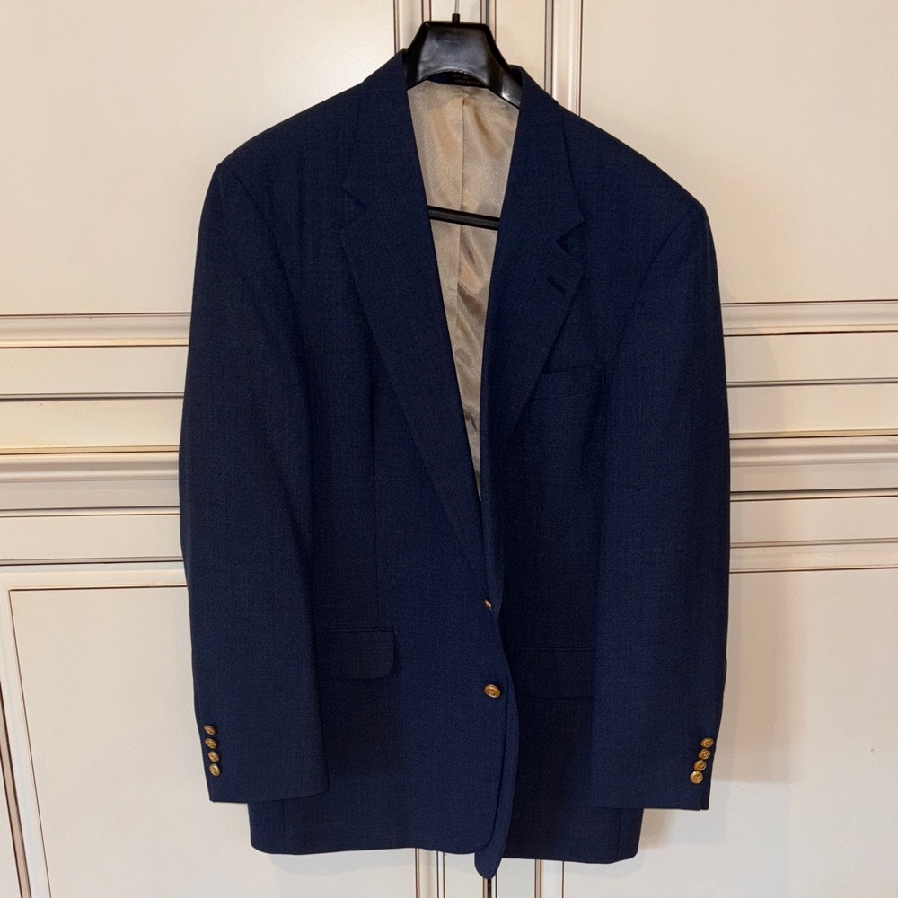 Elegant Dark Blue Men's Blazer